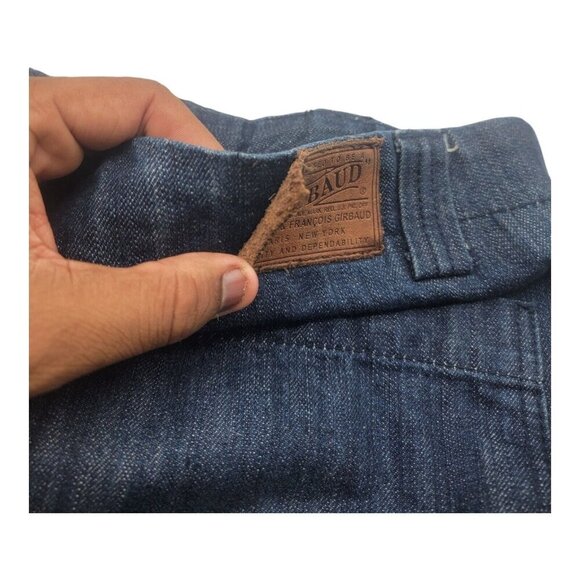 Vintage Marithe Francois Girbaud Jean Mens 38 Blue Y2K Embroidered Baggy Hot Boy - Picture 8 of 16